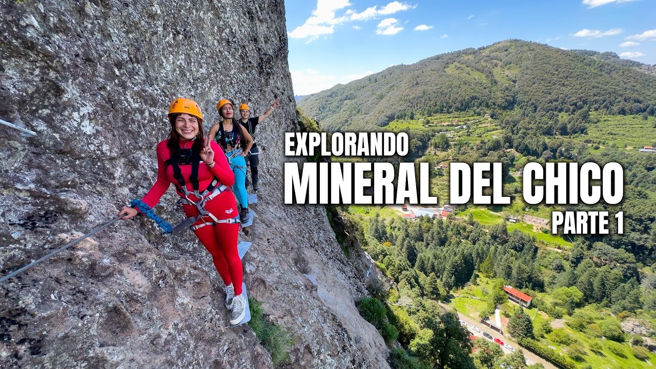 subí una VÍA FERRATA y la PEÑA DEL CUERVO | Mineral del Chico, Hidalgo  Parte 1