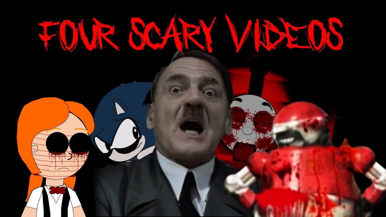 Hitler Watches Four Scary Videos (NOT FOR KIDS)