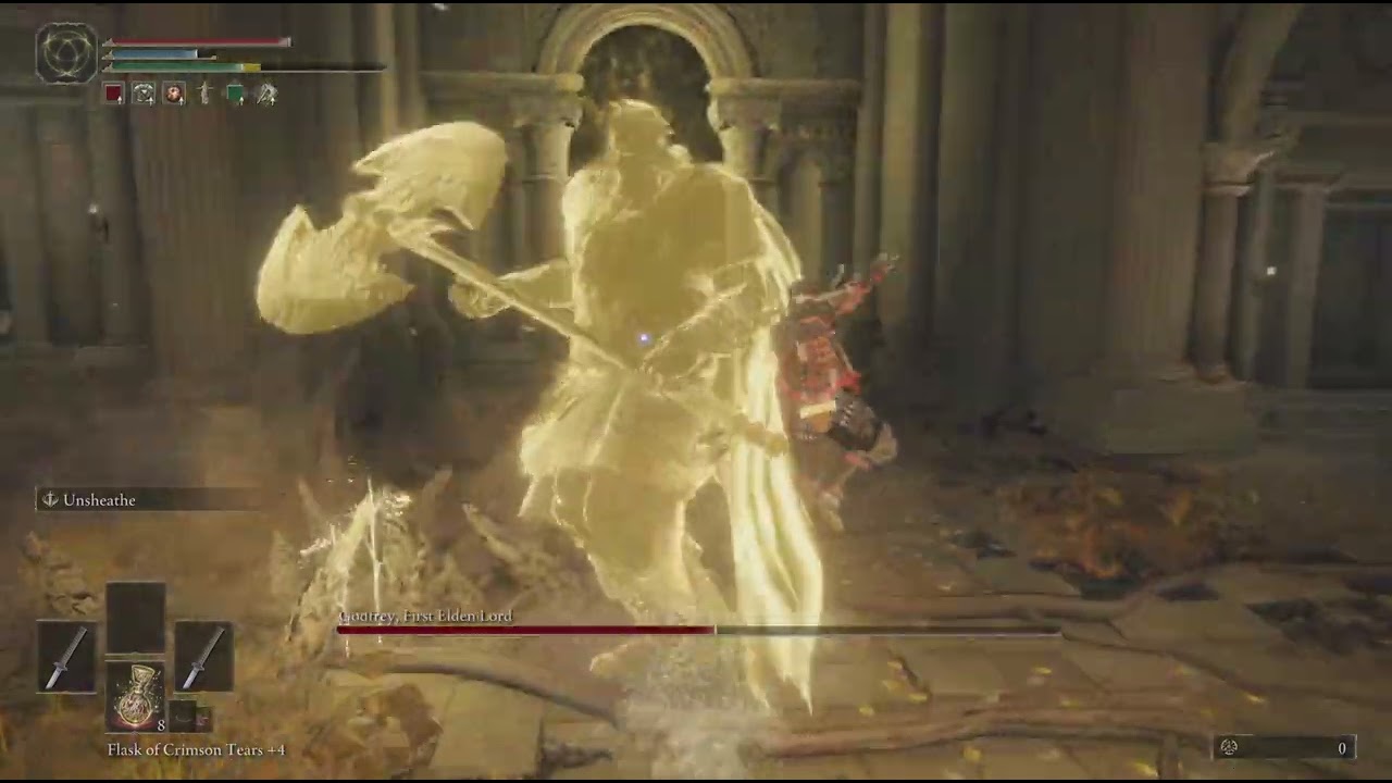 Professional soulsborne player VS Godfrey