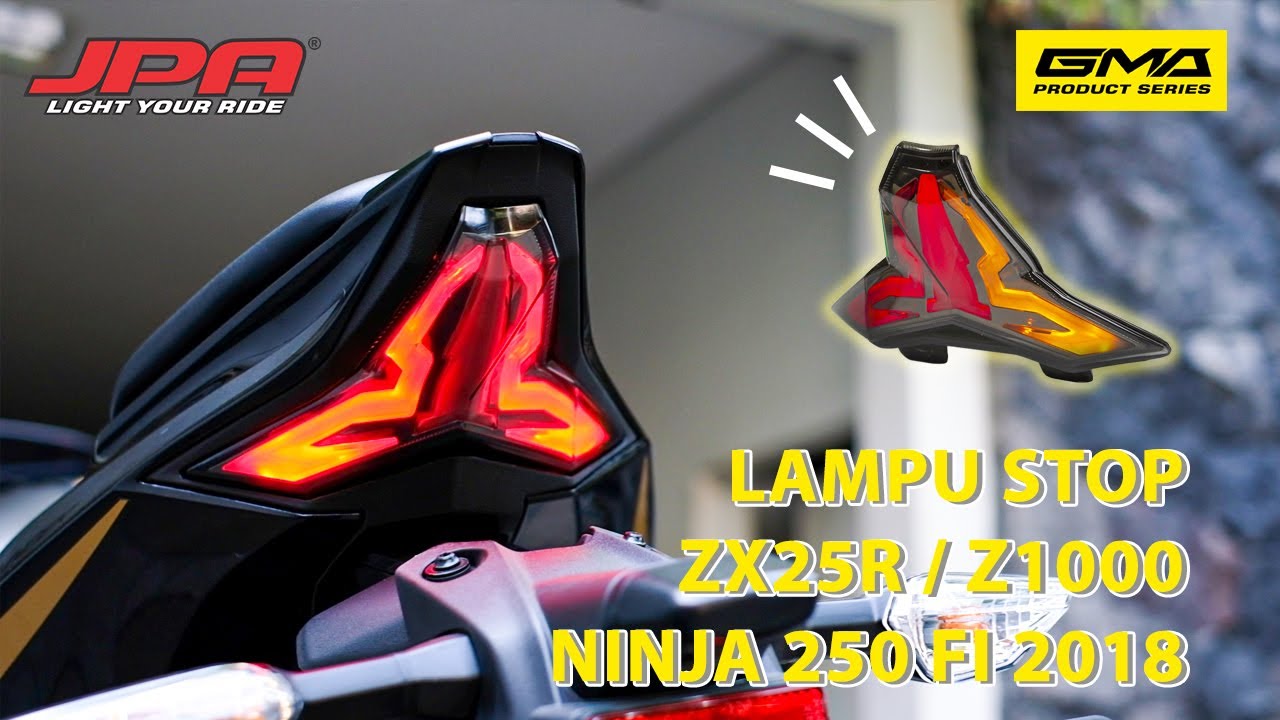 TUTORIAL PEMASANGAN  LAMPU STOP ZX-25R