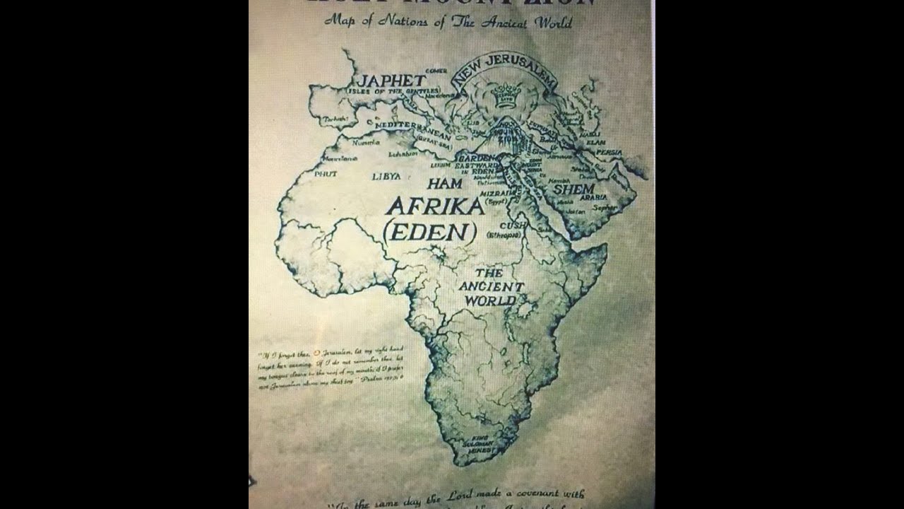 The 4 Rivers of The Garden of Eden