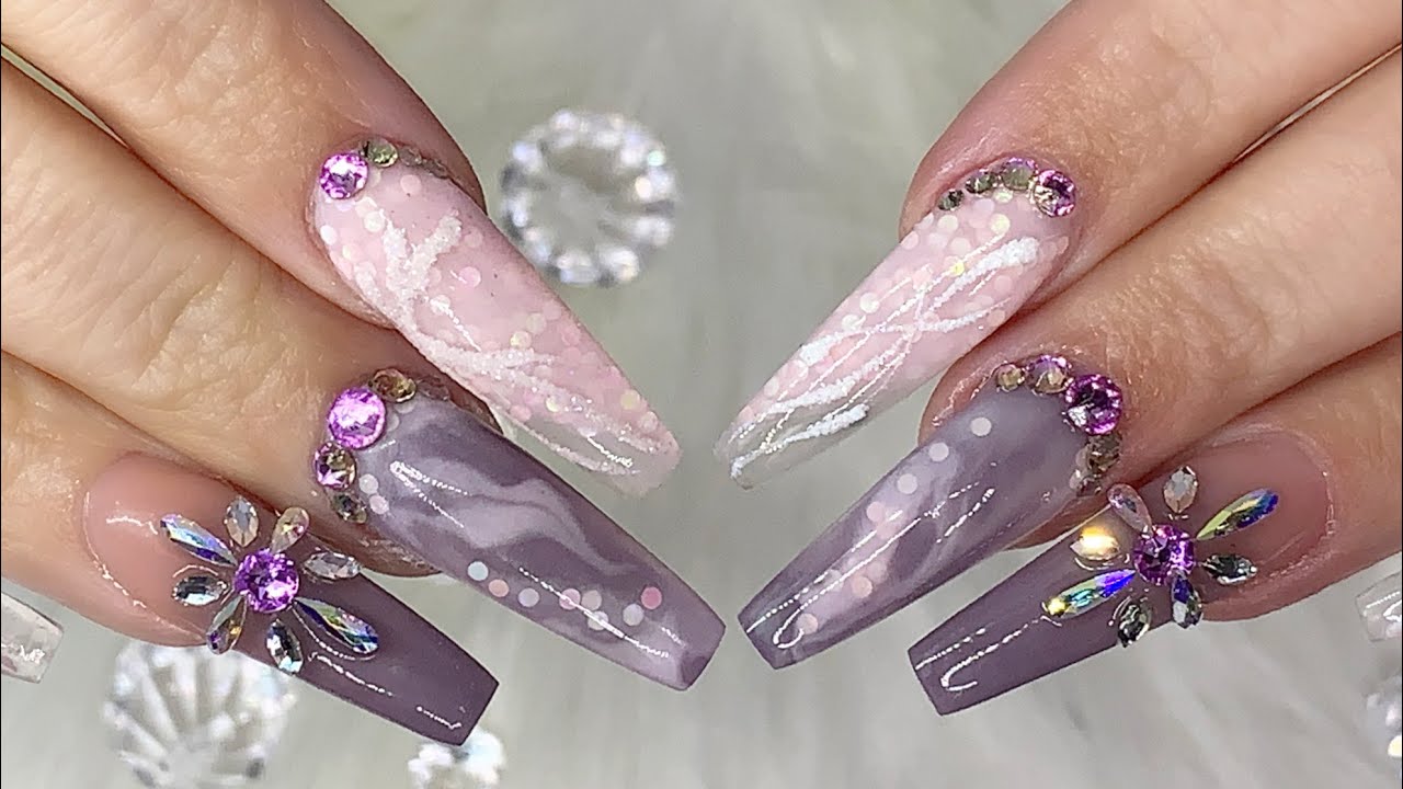 Doing my own birthday nails