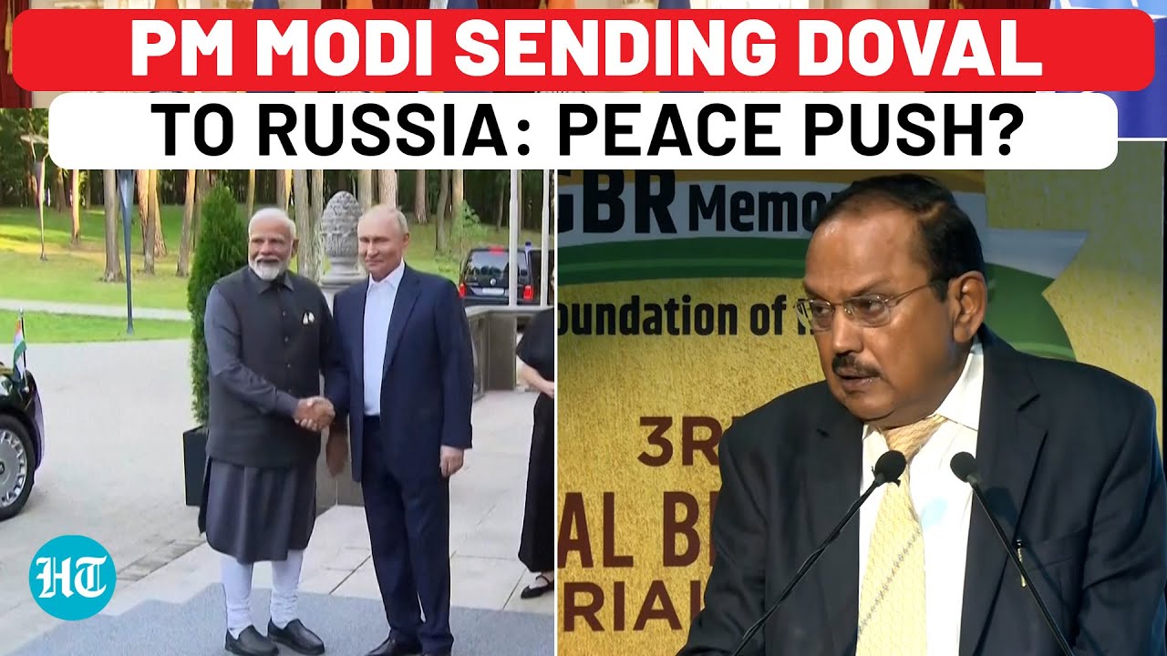 As West Fails, India Leads Russia-Ukraine Peace Push? After PM Modi's Trips, Doval To Visit Moscow