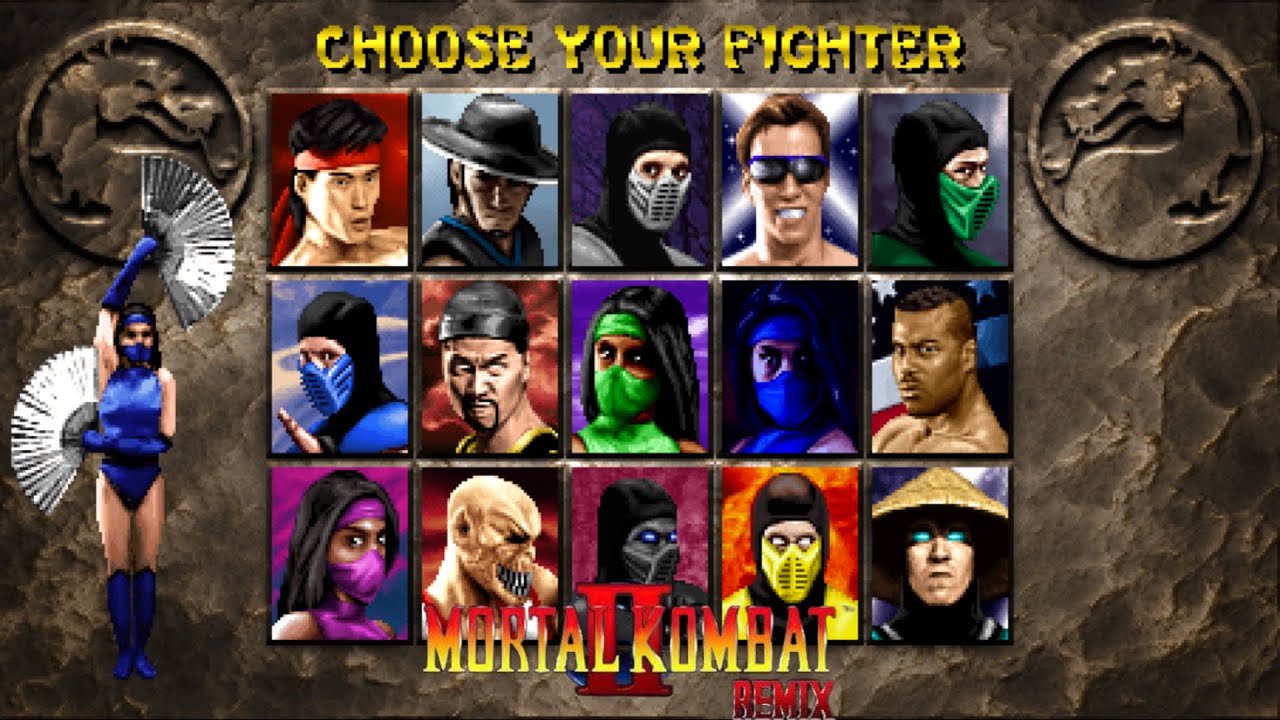 Mortal Kombat II Remix 2025 Kitana Playthrough