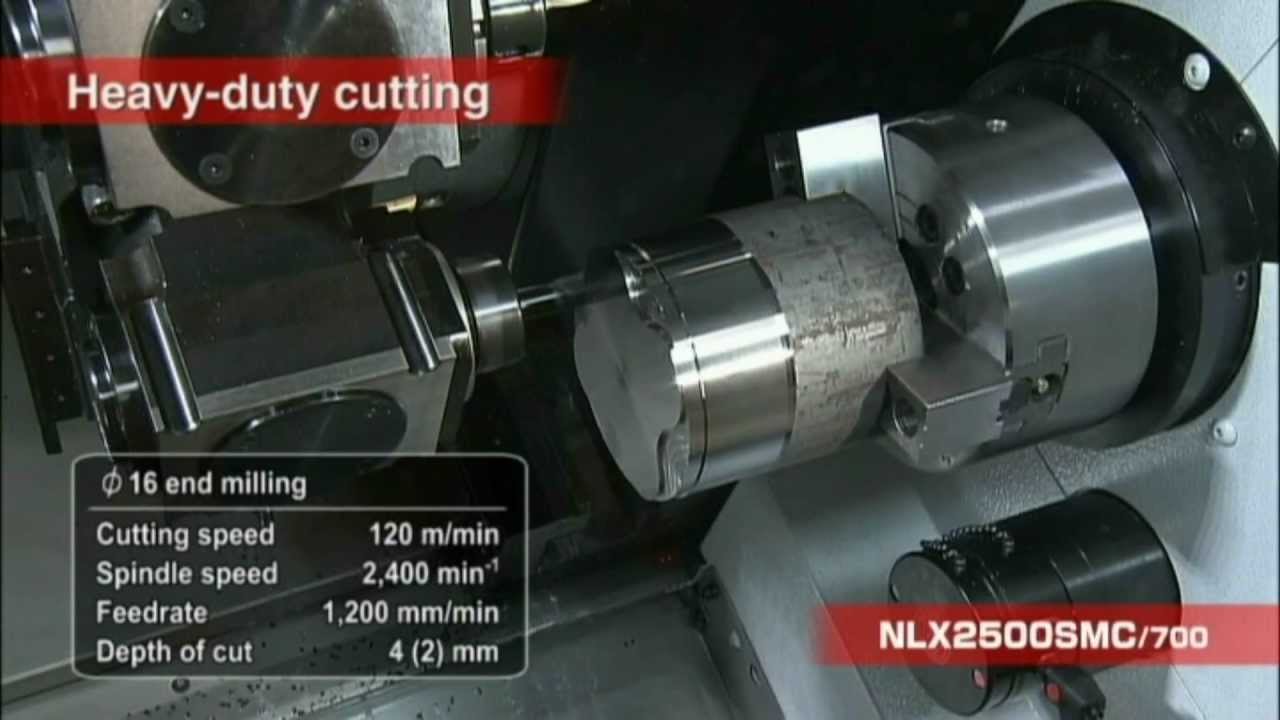 NLX2500SMC/700　重切削（Heavy-duty cutting）