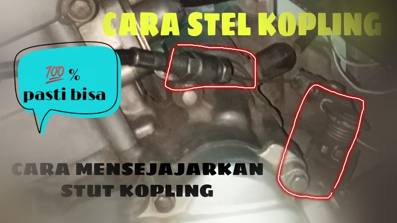 CARA setel kopling Vixion old || Cara Mensejajarkan Stut Kopling