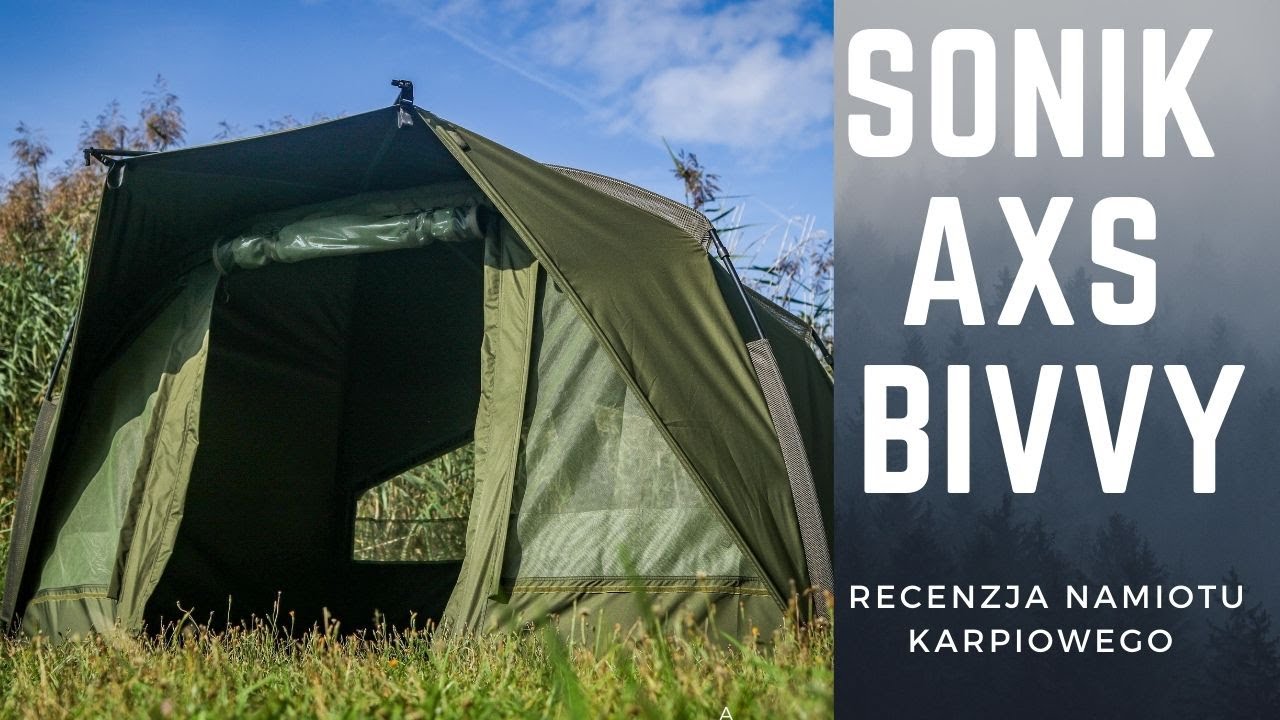Sonik AXS Bivvy- recenzja namiotu karpiowego. Duża jedynka od Sonik