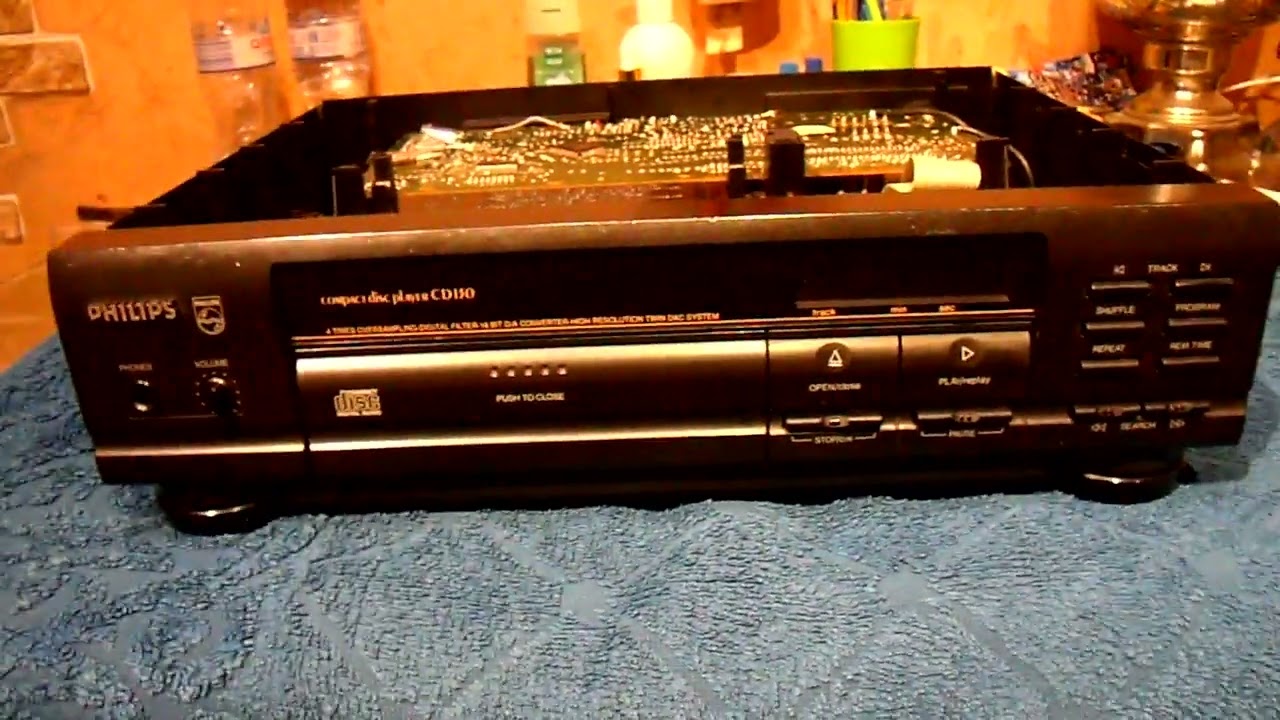 PHILIPS CD130. TDA1543. CDM-4/19. Обзор, профилактика и необходимое улучшение проигрывателя.