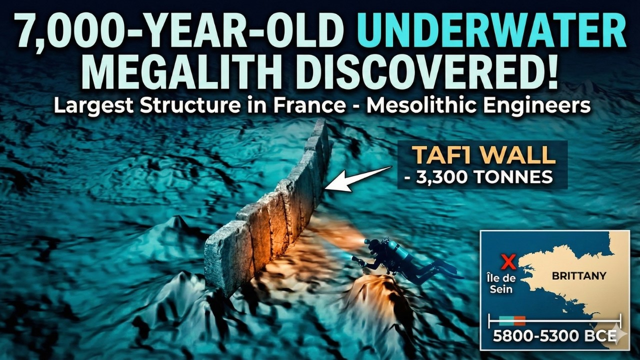 7000-year-old Granite Structure | Brittany's Submerged Mesolithic Monumental Stone Wall