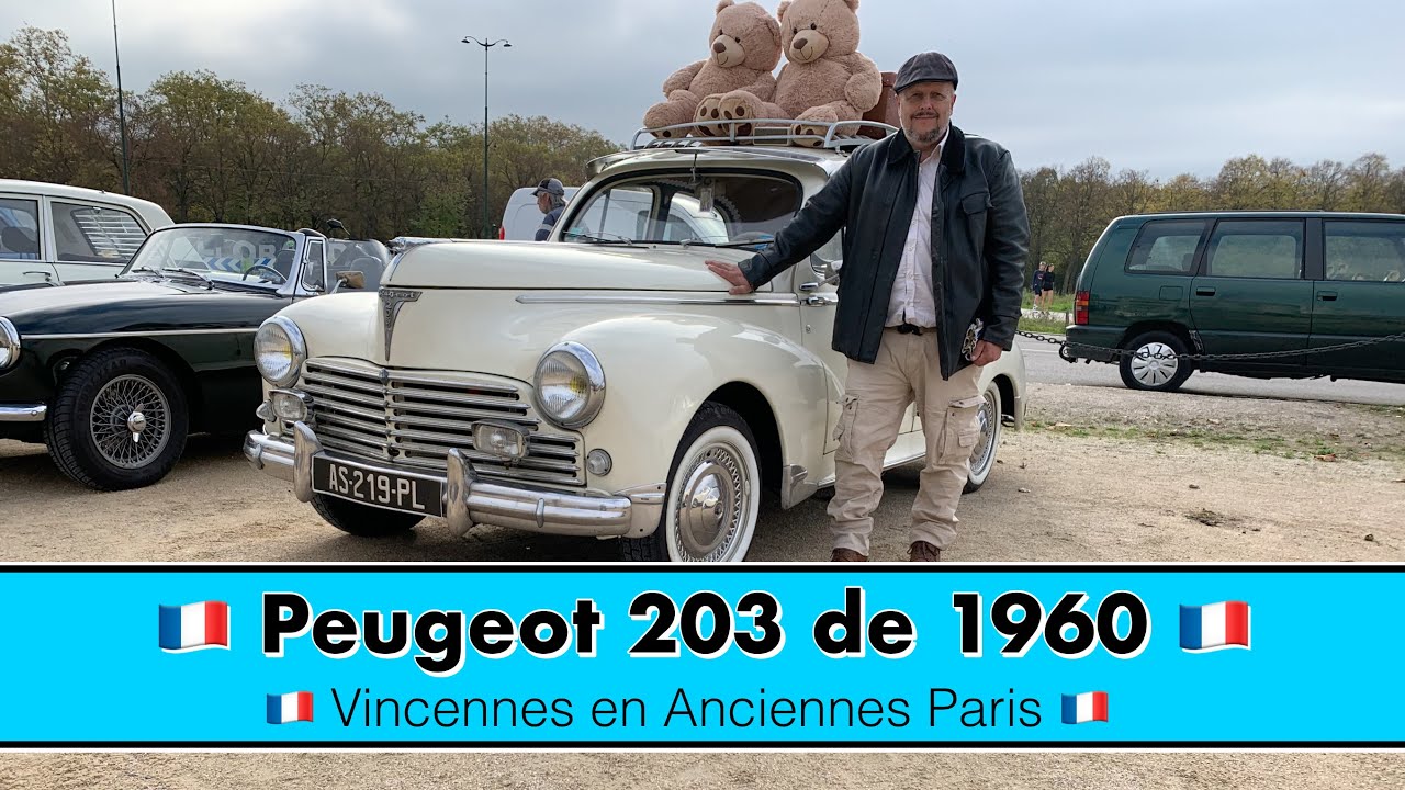 🇫🇷 Peugeot 203 de 1960 🇫🇷 Vincennes en Anciennes Paris 🇫🇷
