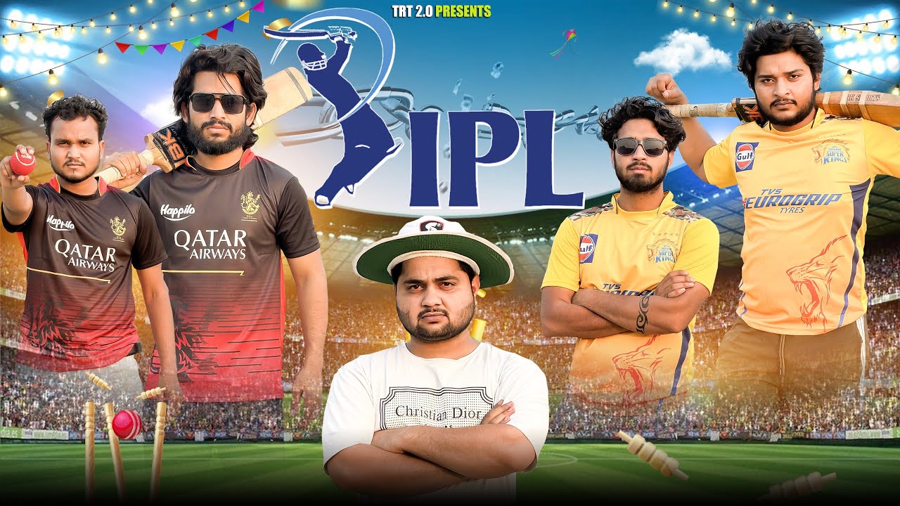 CSK v/s RCB | IPL | Top Real Team | TRT ￼
