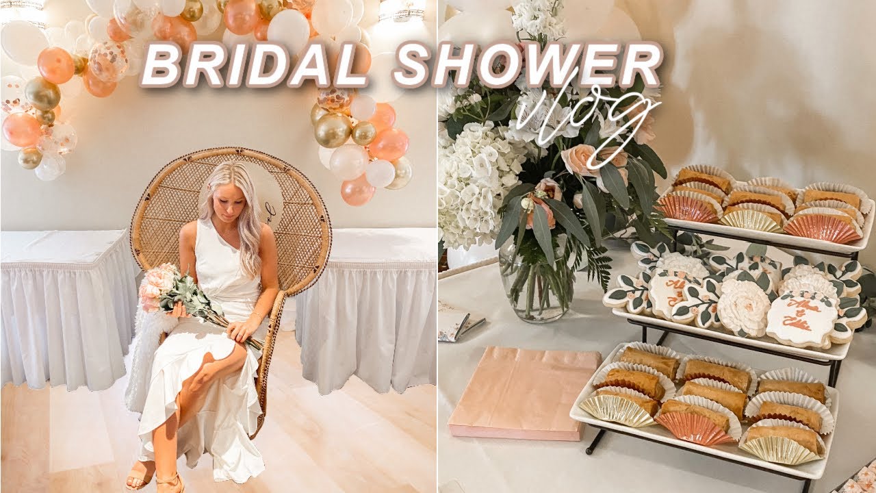 BRIDAL SHOWER VLOG!
