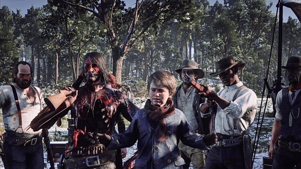 RDR2 Jack Visits the Camp....