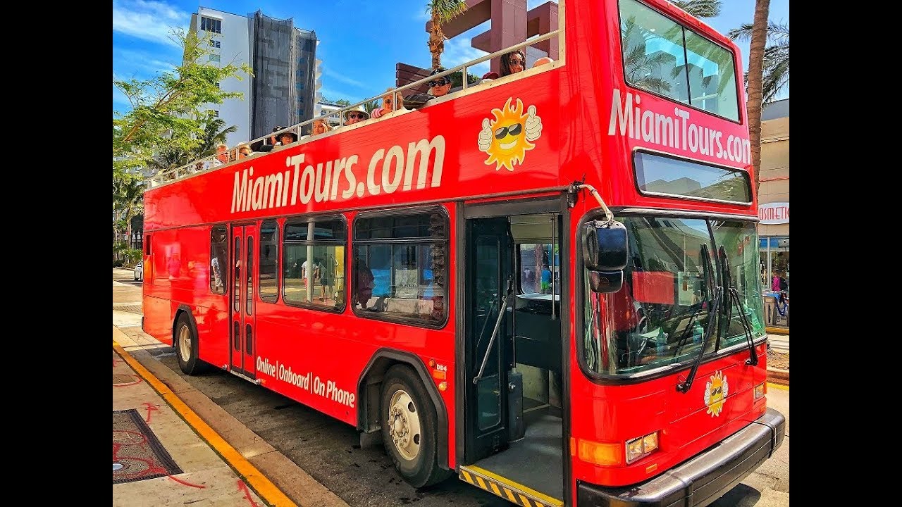 Miami Double Decker Bus Tour + Miami Boat Tour