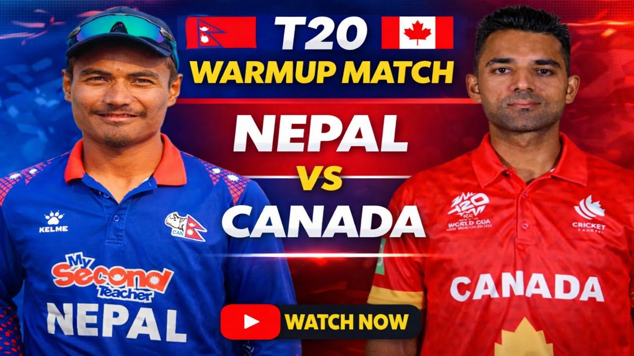 🇳🇵Nepal Vs 🇨🇦Canada T20 Warmup Match