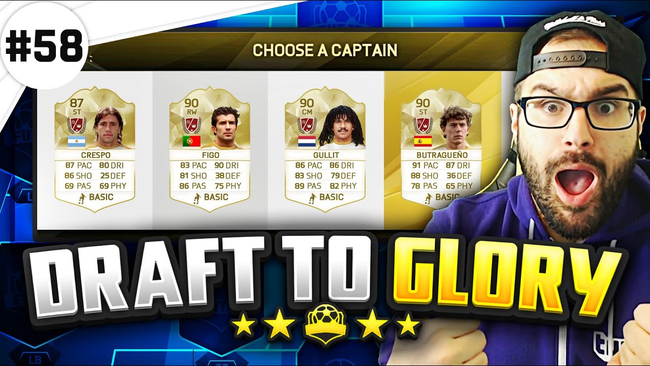 HOLY SH*T 2 LEGENDS ONE FUT DRAFT! - Draft to Glory #58 - FIFA 16 Ultimate Team