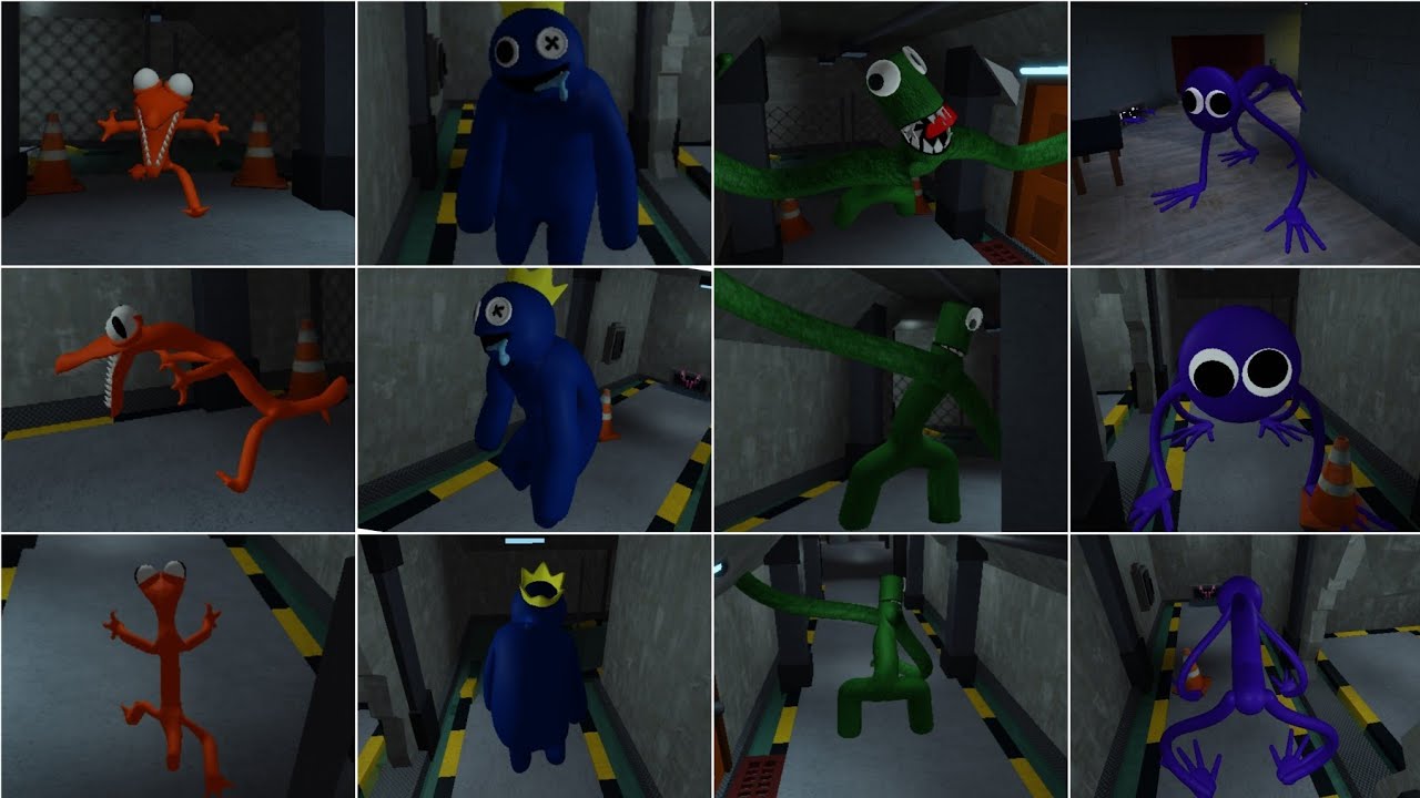 Orange Monster JUMPSCARE | Rainbow Friends Chapter 1 Accura...