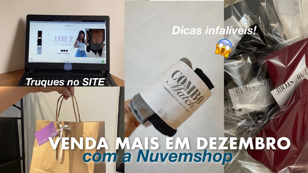 Como montar sua loja online na NUVEMSHOP pra VENDER MAIS em dezembro💻