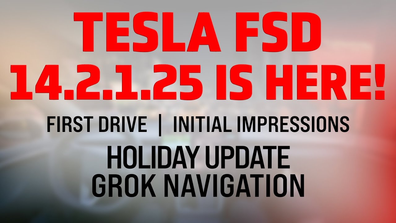Первый тест-драйв и первые впечатления от Tesla FSD 14.2.1.25!