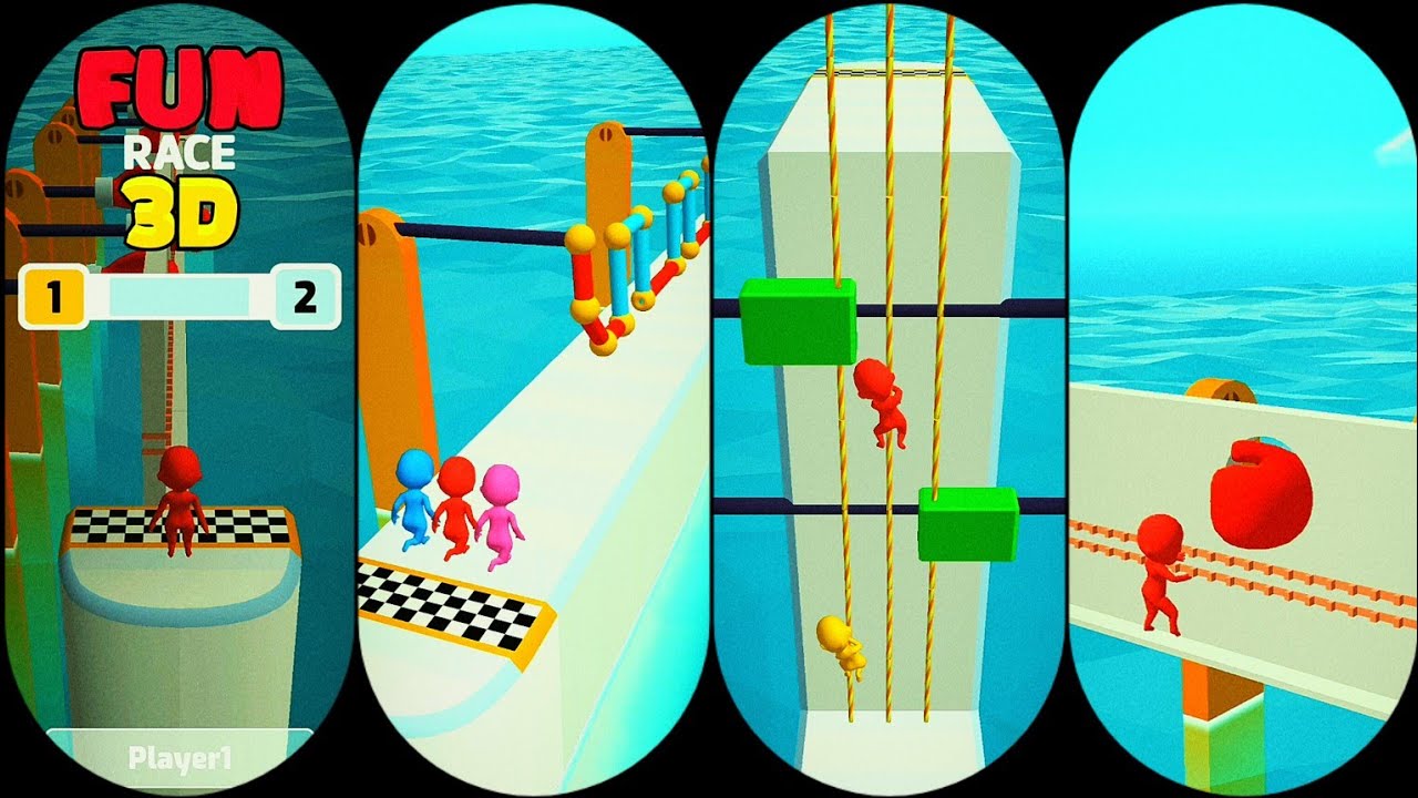 ☠️Fun Race 3D Gameplay | Part-1 | Level 1-5 | Android IOS Games