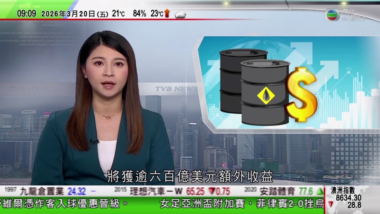0900 無綫早晨新聞｜美以襲伊朗｜據報美石油公司將額外收益逾六百億美元｜全球最大天然氣田受襲｜澤連斯基稱烏俄美三方會談或短期內重開｜高市早苗訪華盛頓會晤特朗普｜TVB News