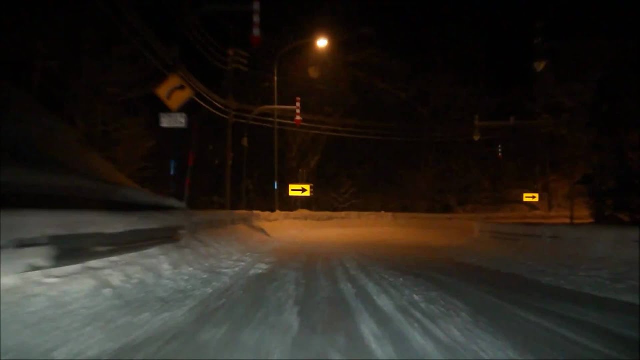 【車載動画】雪道 北海道の支笏湖です。クラッシュあり【Z33】