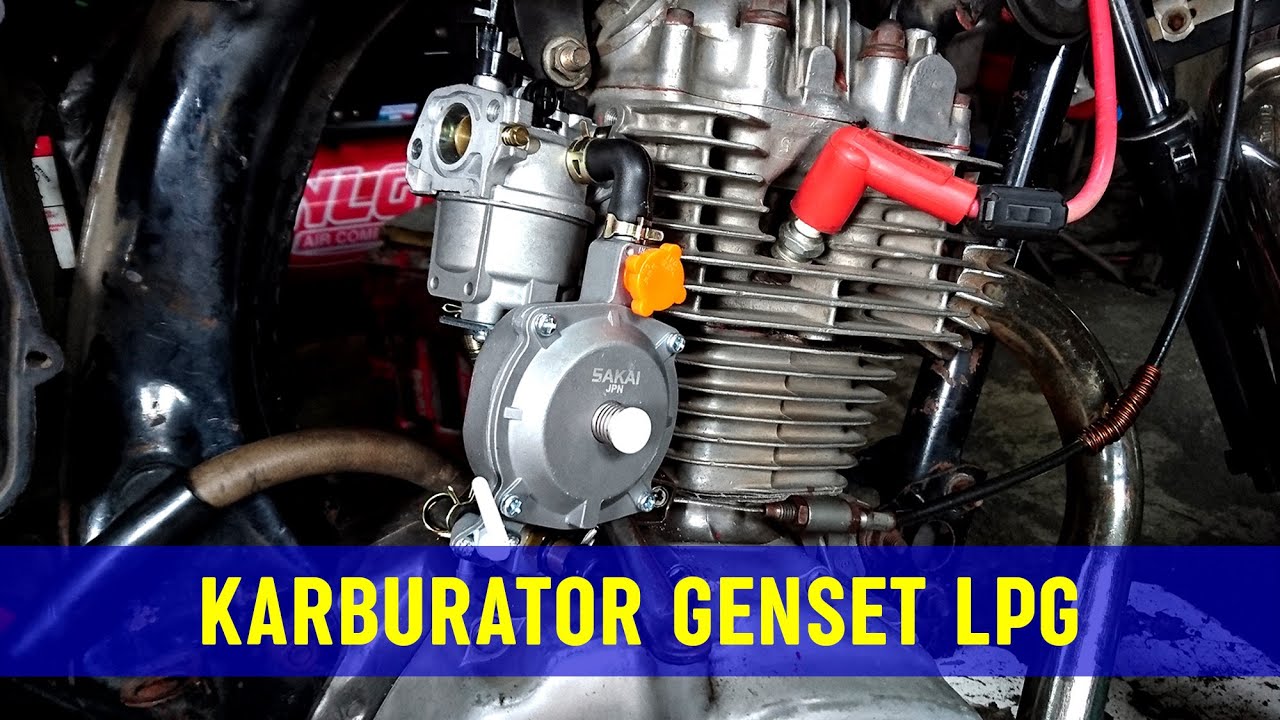Pasang Karburator Genset LPG di Honda GL125