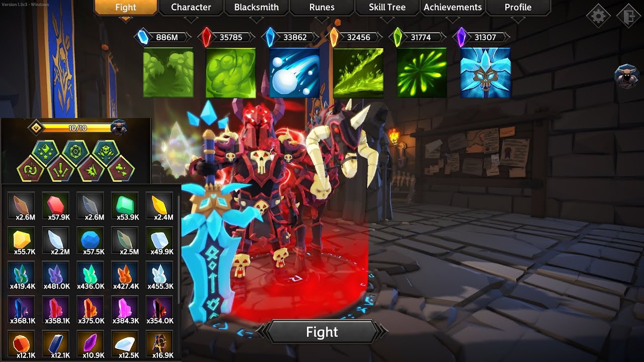 Material Farmer - Death Knight Titan Hunt Guide (Soulstone Survivors)