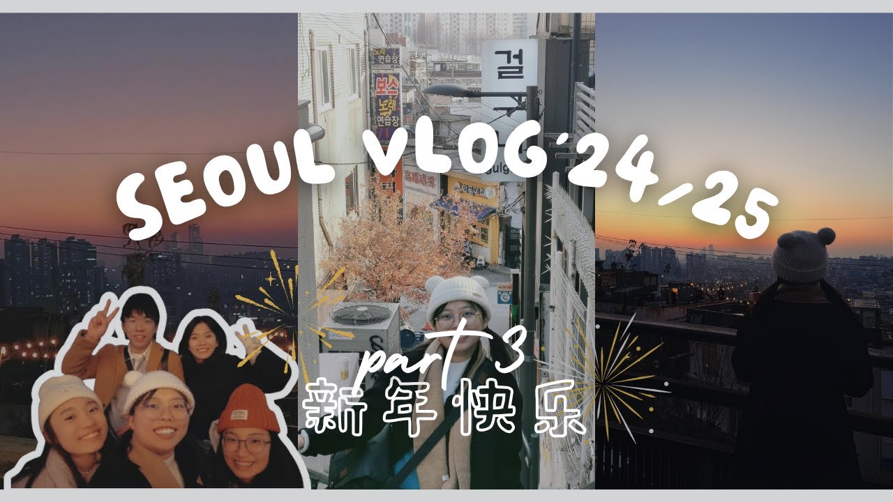 Wings Vlog | 24/25 韩国首尔 🇰🇷 EP.3 | 跨年取消？？在民宿喝SOJU 🍻 我们在异国巧遇同乡！