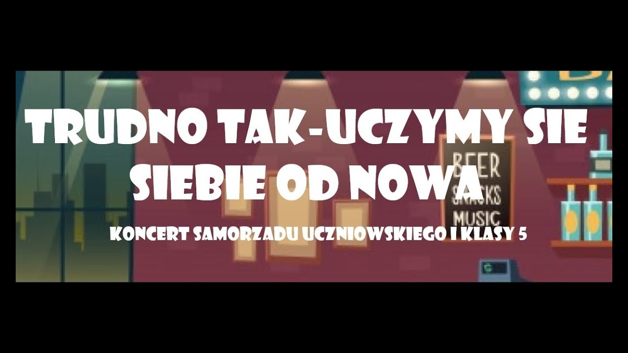 Koncert Trudno tak - uczymy się siebie od nowa ZPSM Elbląg 2021r.