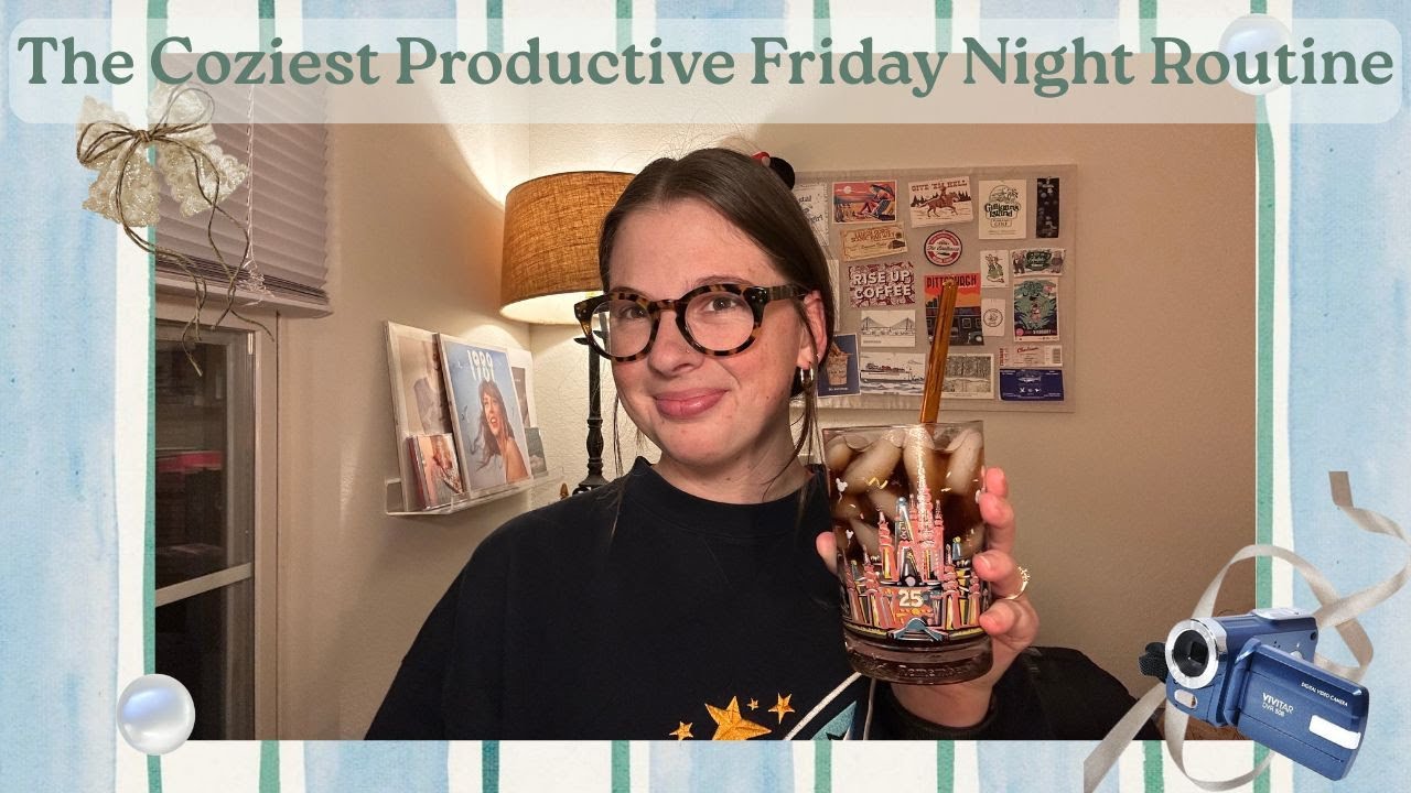 The Coziest Productive Friday Night Routine