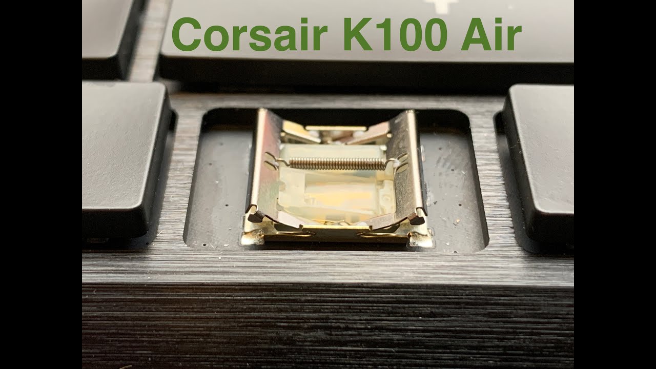 HOW TO: replace a KEY / KEYCAP on a Corsair K100 Air RGP0120 Keyboard (fix / repair, attach, detach)