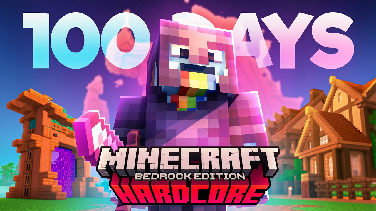 1000 Days In Minecraft Bedrock Hardcore [FULL MOVIE]