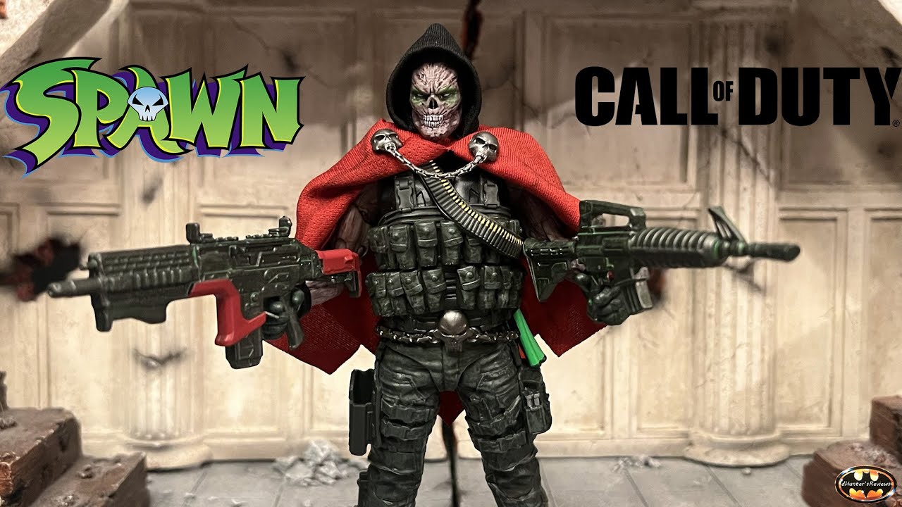 Обзор и сравнение фигурки Макфарлейн Спаун из Call of Duty Burnt Spawn