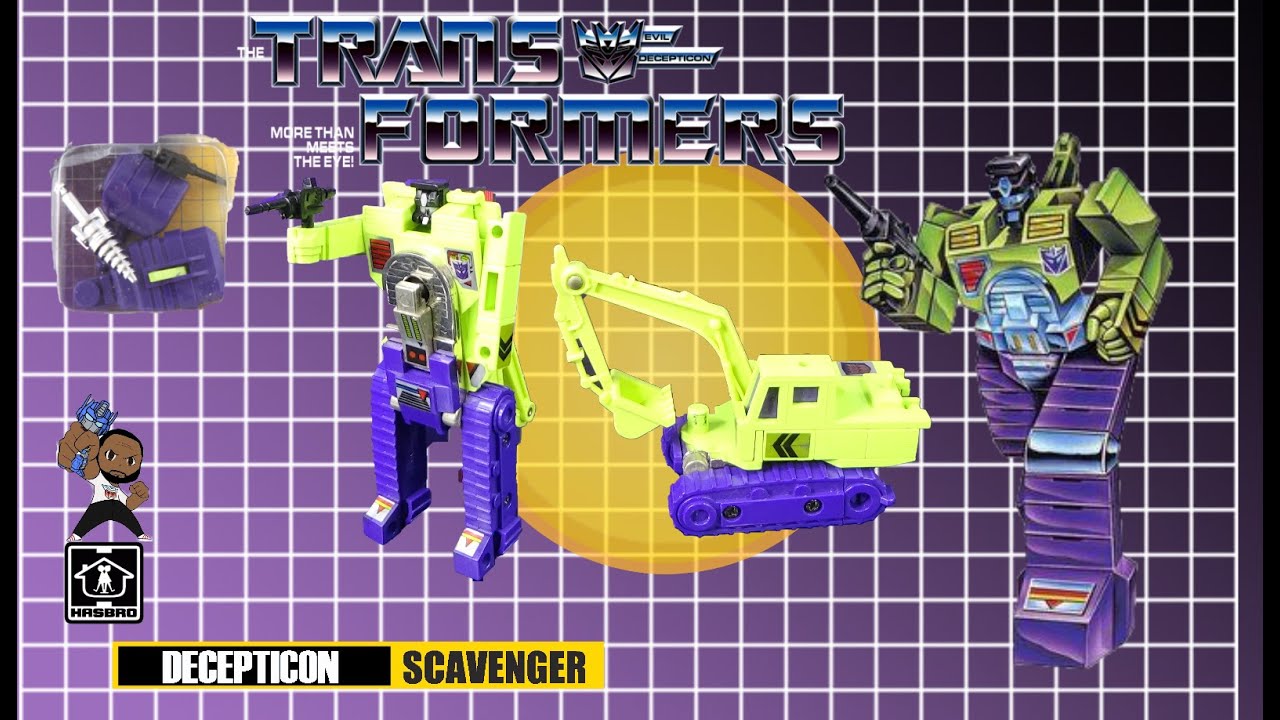Transformers G1 Decepticon SCAVENGER Vintage 1985