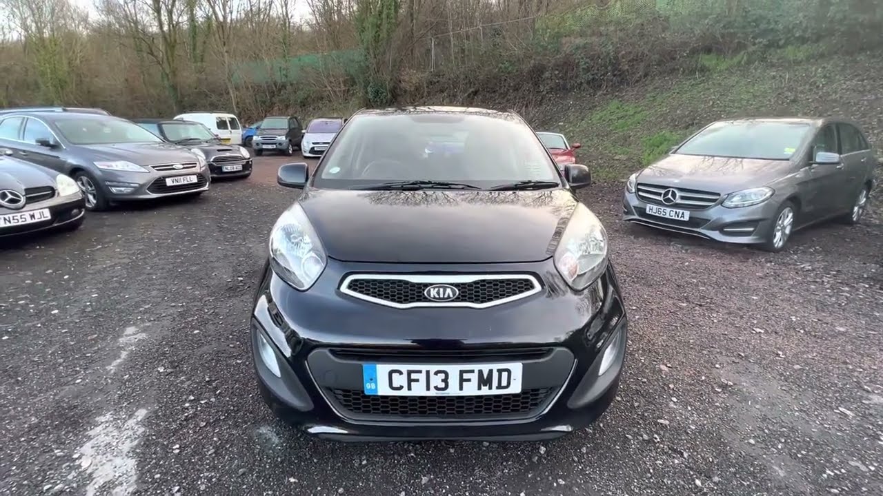 2013 Kia Picanto 1.0 1 Air walk around virtual viewing and start up. Kia's value supermini