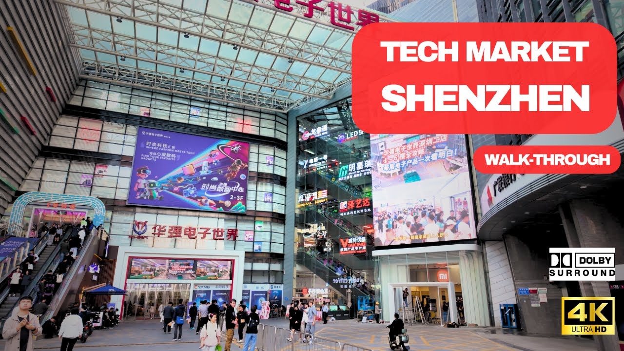Shenzhen Tech Market Walk-Through 4K