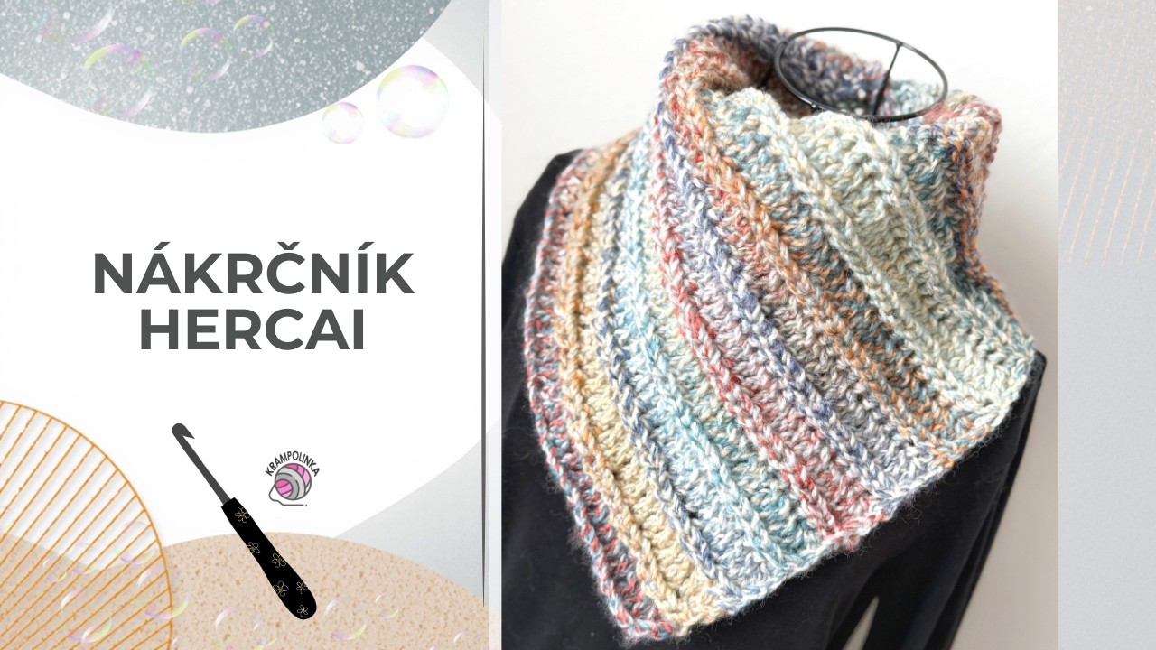 Měkoučký nákrčník z příze Hercai | Rychlý projekt za 2 hodiny