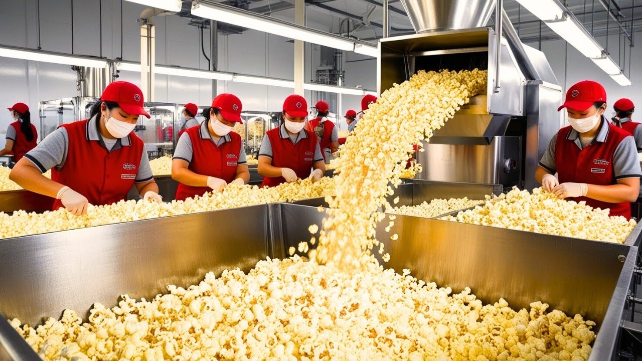 Wie Wird POPCORN Hergestellt | In der Fabrik