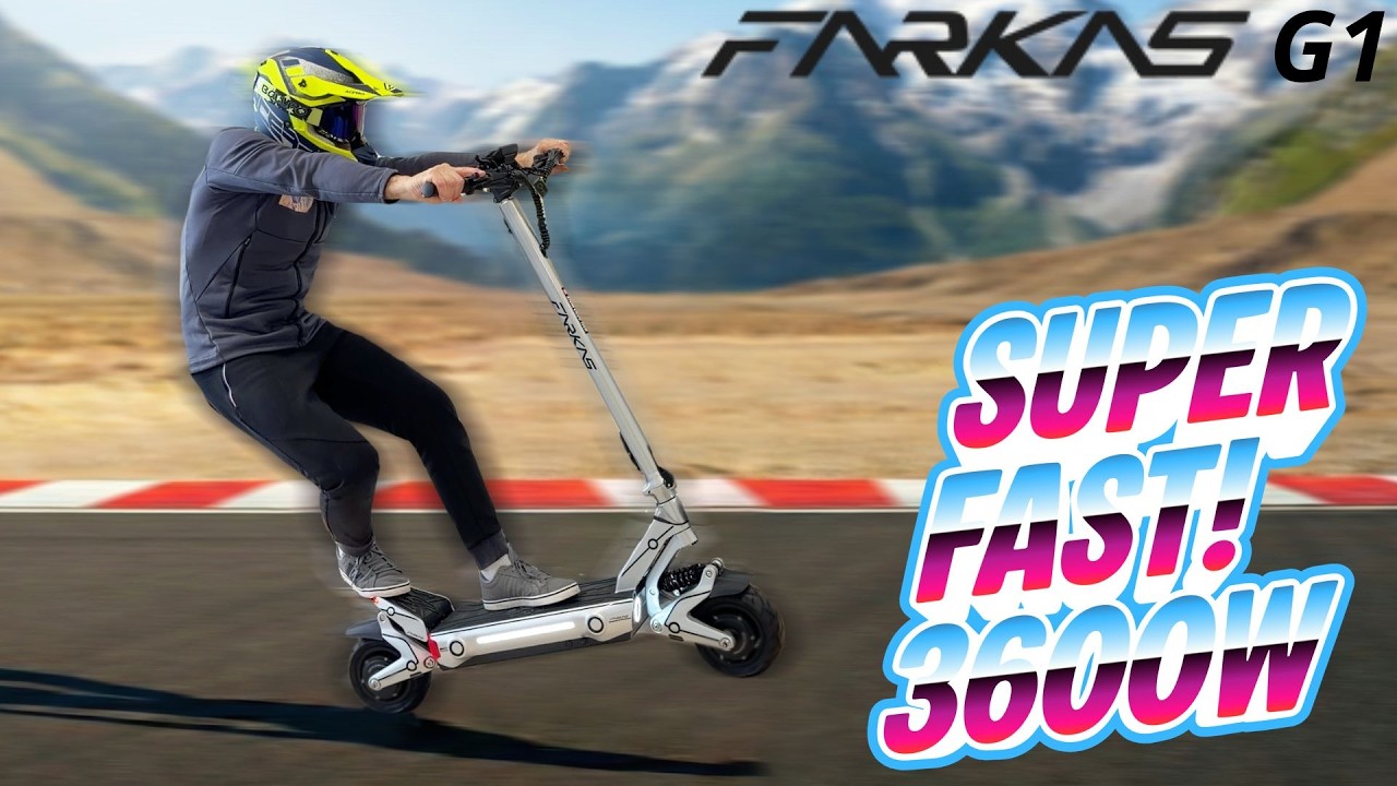 FARKAS G1 - RACING SCOOTER FROM THE FUTURE - DUAL MOTOR 3600W - FULL TEST