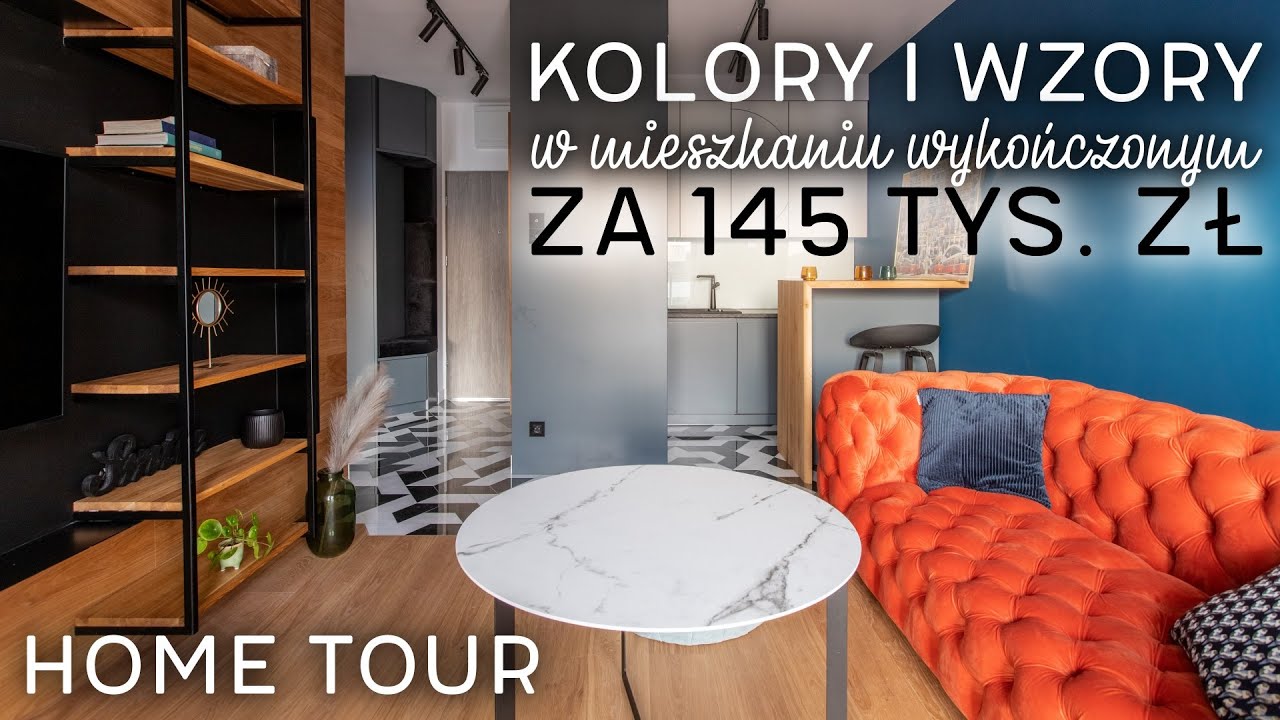 Dwupokojowe mieszkanie wykończone za 145 000 zł | HOME TOUR