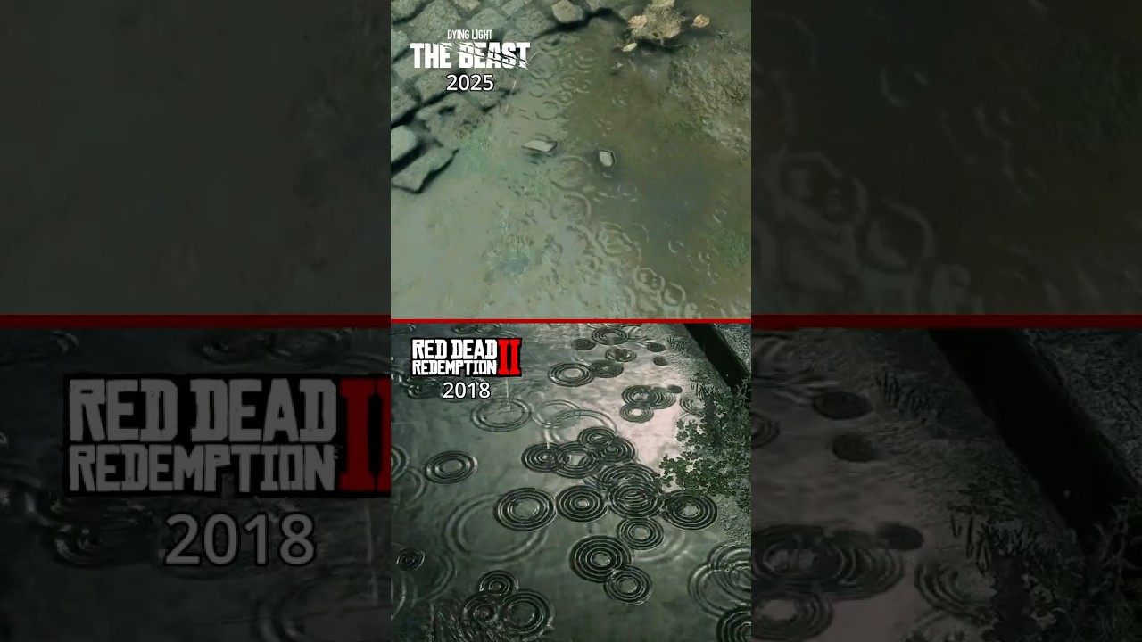 Comparing Rain Details - Dying Light: The Beast VS RDR2