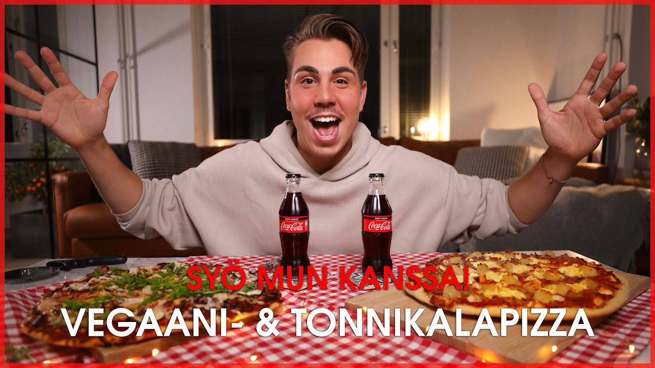 PIZZA MUKBANG & RESEPTI - SYÖ MUN KANSSA! | Valtteri
