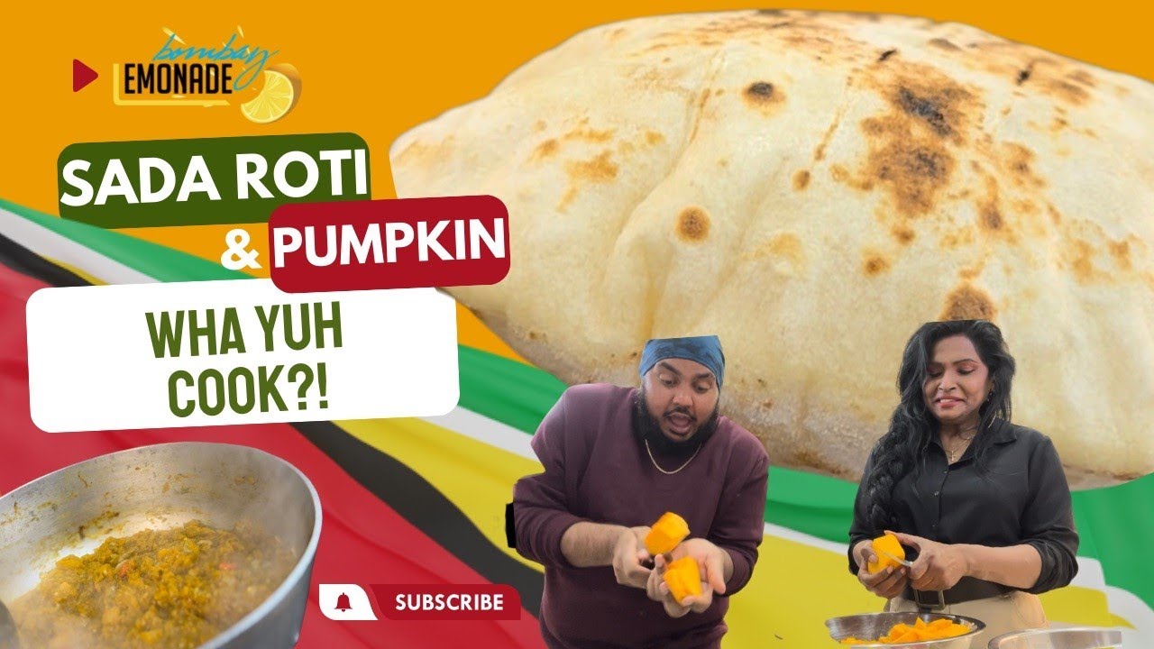 WHA YUH COOK?! SADA ROTI & PUMPKIN