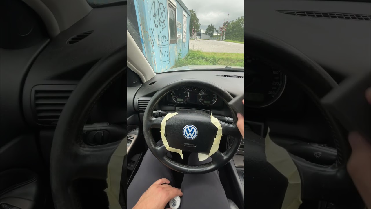 Lederlenkrad auffrischen.