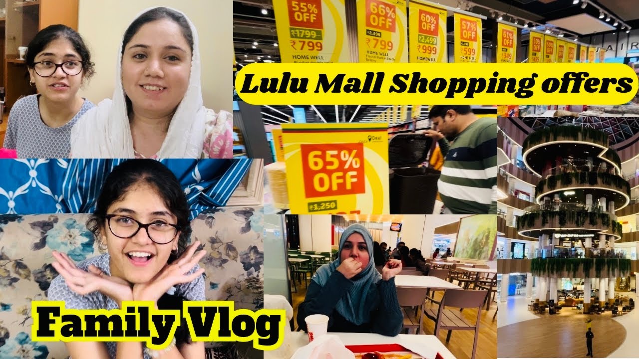 Lulu daily Shopping Vlog | Family fun Vlog | lulu mall 50%off offers | half price items😱￼￼ ￼