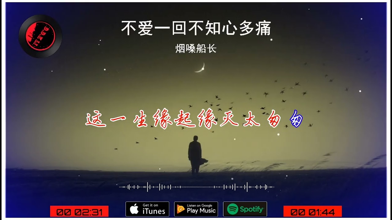 2025華語網絡流行音樂 ||《不愛一回不知心多痛》|| 煙嗓船長 || 動態歌詞