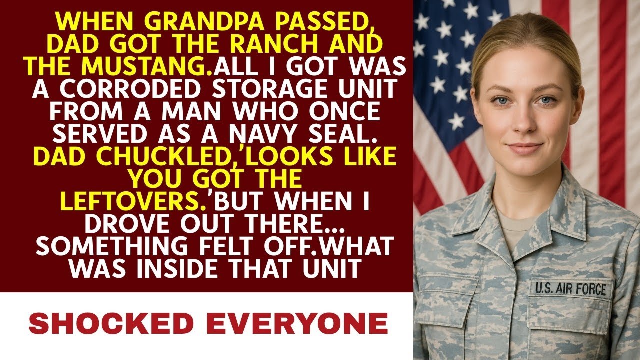 He Laughed When I Inherited a Rusty Storage Unit from My Navy SEAL Grandpa &mdash; But What I Found Inside