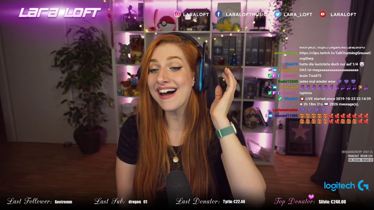 Bellyache - Billie Eilish / Livestream-Cover ▶ LARA LOFT
