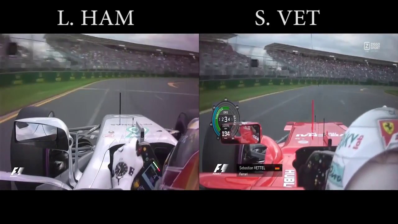 F1 2017 | Australian GP Qualifying - Lewis Hamilton (P1) vs Sebastian Vettel  (P2)